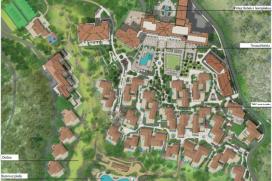 A large five-star luxury hotel complex is planned to be built in Pržno Bay